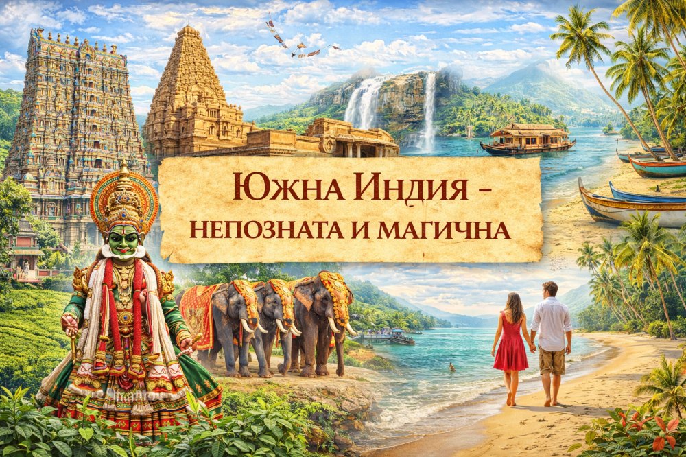 Непознатата и магична Южна Индия